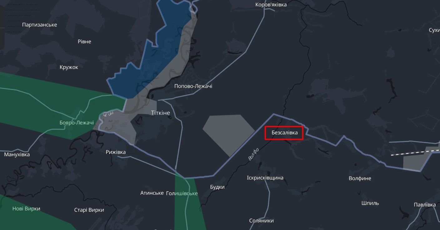 Бессаловка карта