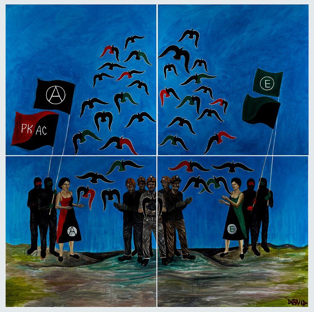 Світла пам'ять: на Запорізькому напрямку загинув відомий художник Давид Чичкан. Фото