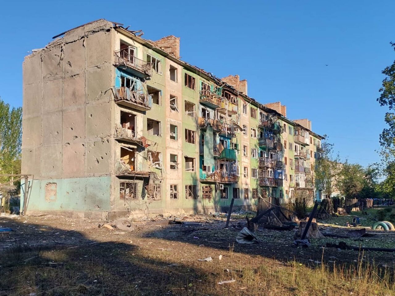 Белозерское обстрел