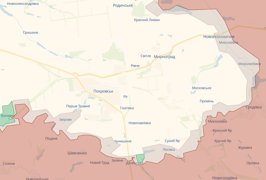 "Завдання ДРГ – дезорганізовувати оборону": експерт оцінив ситуацію в районі Покровська і вказав на ризики. Карта