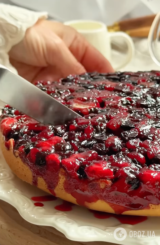 Ягодный пирог