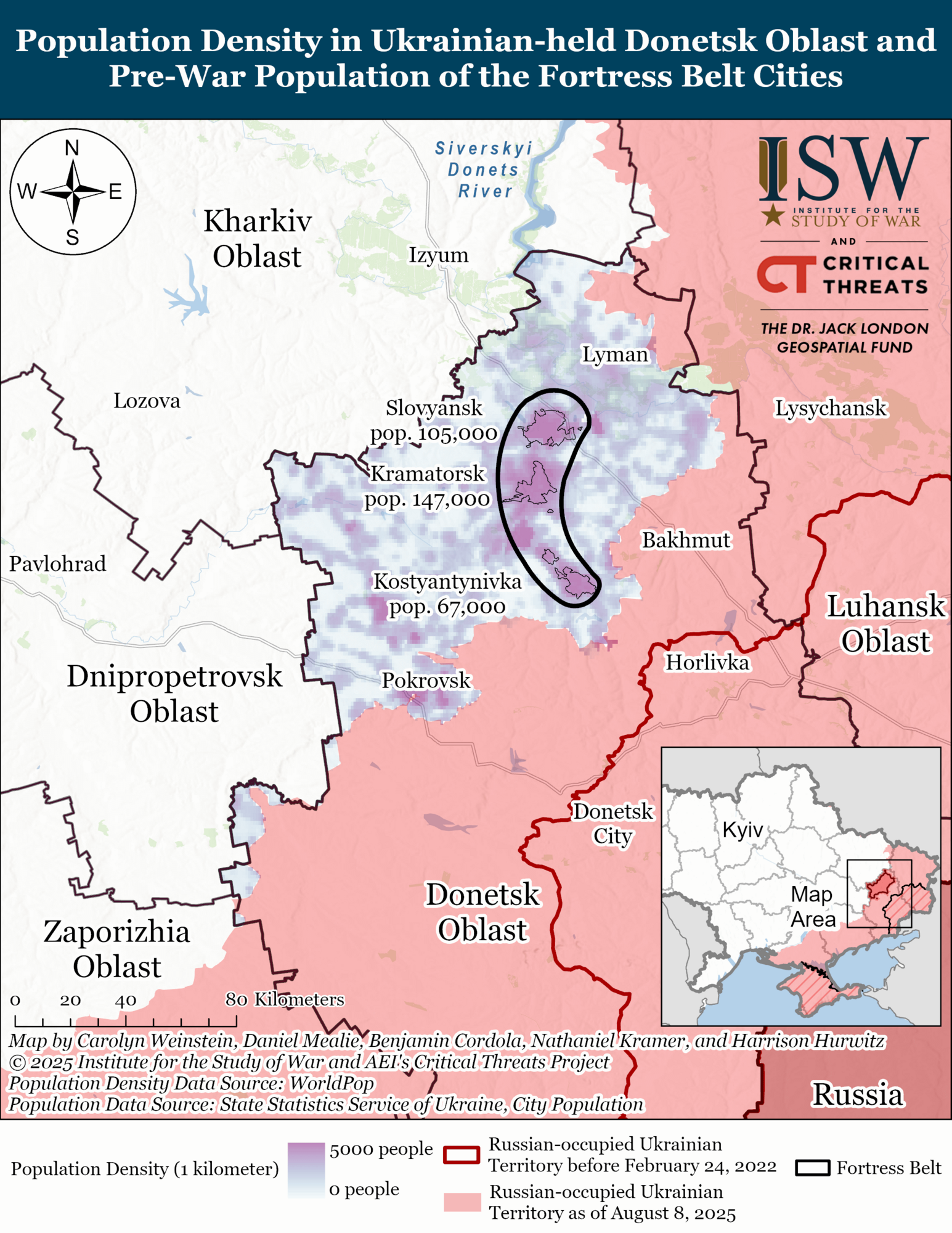 Крепостной пояс из четырех крупных городов: в ISW проанализировали, как повлияет на фронт потеря Украиной всей Донетчины