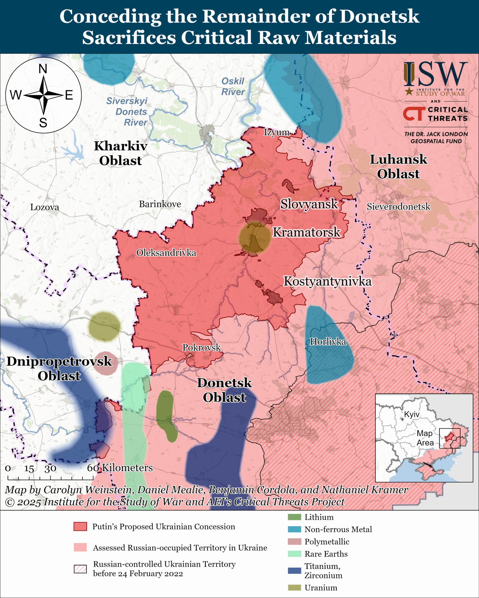 Крепостной пояс из четырех крупных городов: в ISW проанализировали, как повлияет на фронт потеря Украиной всей Донетчины
