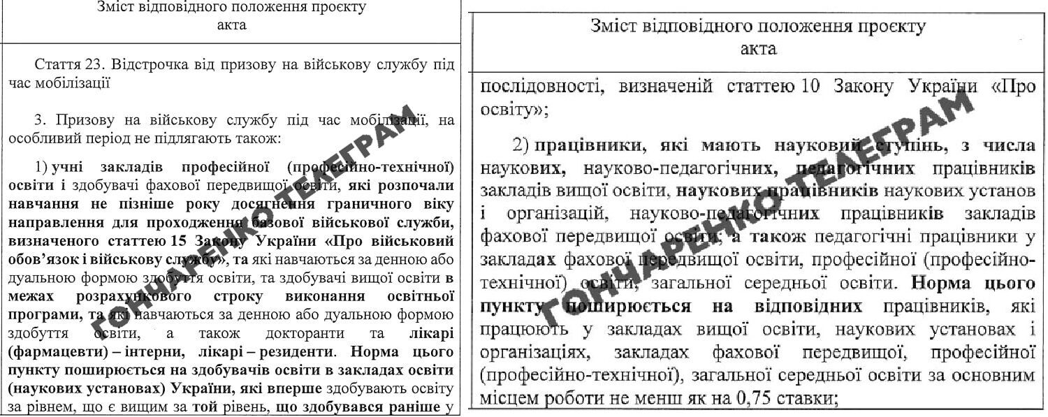 Кабмин согласовал изменения в правилах отсрочки для студентов и работников образования: кто будет подлежать мобилизации