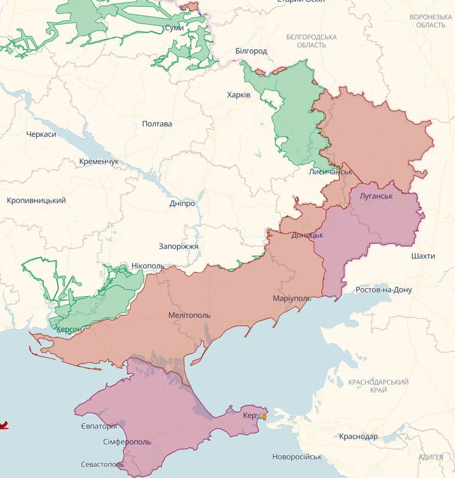 Росія не збирається виводити війська з Херсонської та Запорізької областей в обмін на Донбас – МЗС