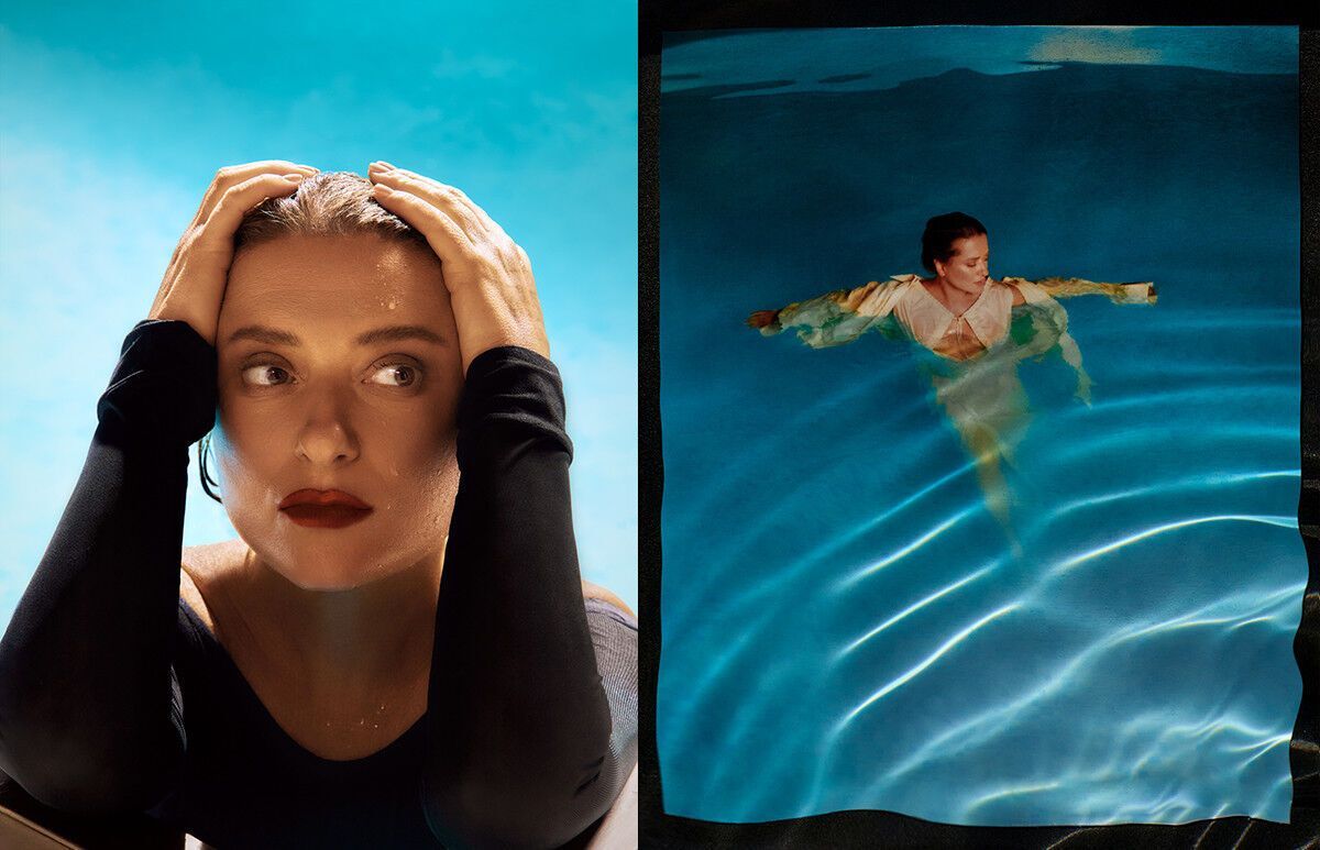 В бассейне и без яркого макияжа: 50-летняя Наталья Могилевская появилась на обложке журнала ELLE