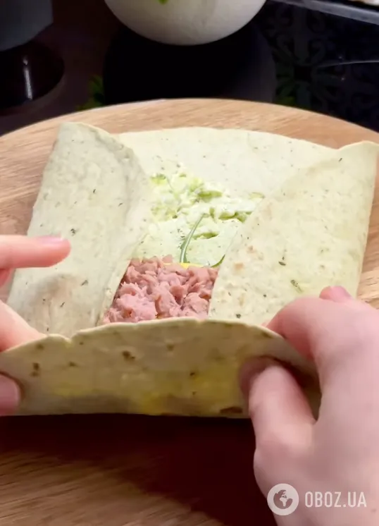 Лаваш с начинкой