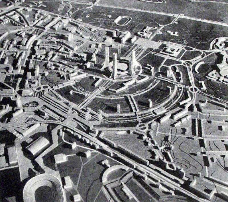 "Ожерелье Липок": в 1960-х центр Киева хотели изменить, построив девять гигантских зданий. Фото