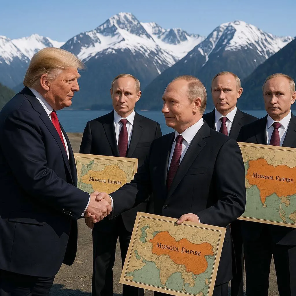 "На Аляску, так на Аляску": мережа вибухнула мемами про зустріч Трампа з Путіним в Анкориджі. Фото "На Аляску, так на Аляску": мережа вибухнула мемами про зустріч Трампа з Путіним в Анкориджі. Фото