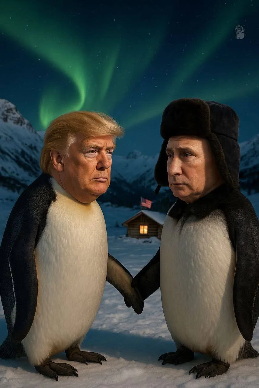 "На Аляску, так на Аляску": мережа вибухнула мемами про зустріч Трампа з Путіним в Анкориджі. Фото "На Аляску, так на Аляску": мережа вибухнула мемами про зустріч Трампа з Путіним в Анкориджі. Фото