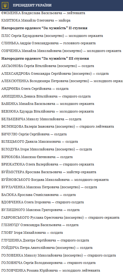 Зеленский наградил командира "Азова" Прокопенко орденом Богдана Хмельницкого II степени