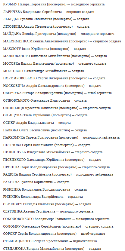Зеленский наградил командира "Азова" Прокопенко орденом Богдана Хмельницкого II степени