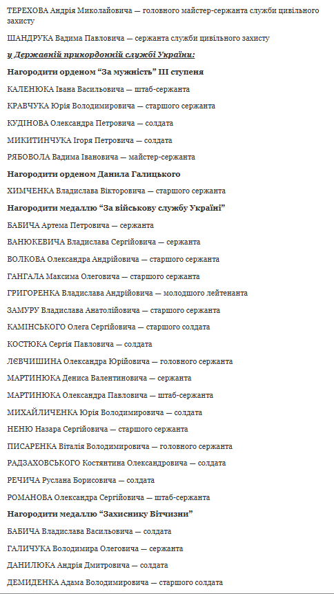 Зеленский наградил командира "Азова" Прокопенко орденом Богдана Хмельницкого II степени