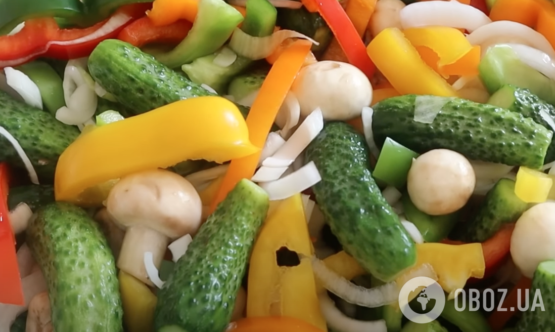 Овочі для закуски