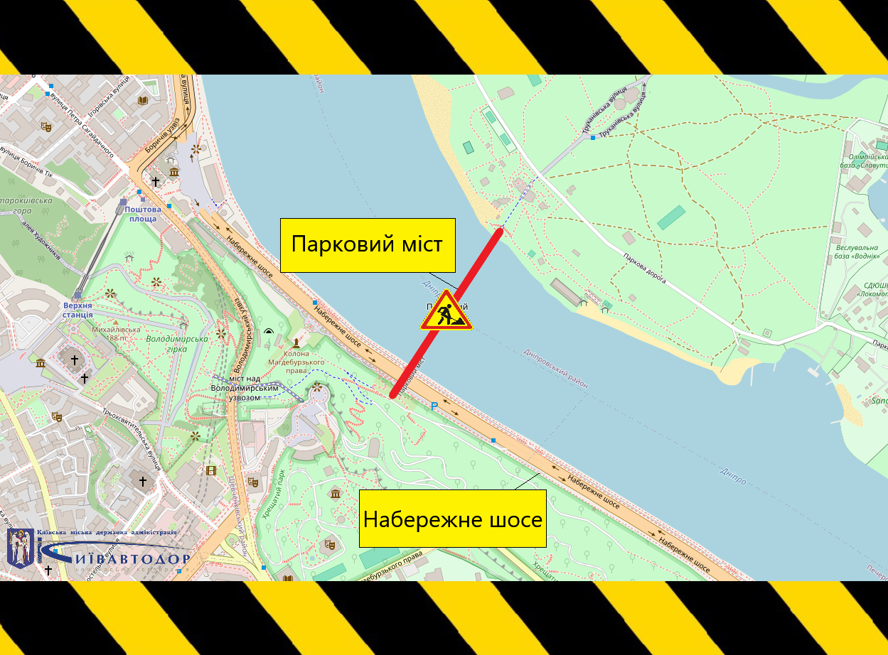 В Киеве на четыре месяца частично ограничат движение по одному из мостов: что известно