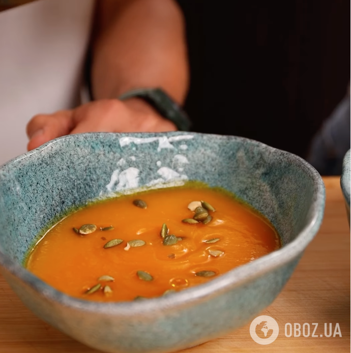 Вкусный суп из тыквы