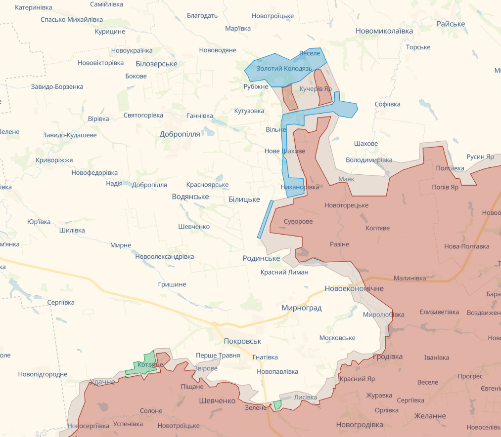 Силы обороны проводят стабилизационные мероприятия на Добропольском направлении, у врага большие потери: зачищен ряд населенных пунктов