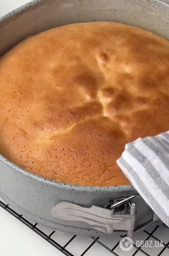 Готовый бисквит