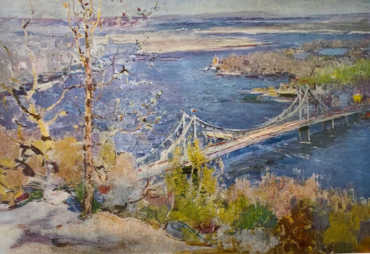 В сети показали, как выглядел Киев в разные годы на картинах известного украинского художника. Фото