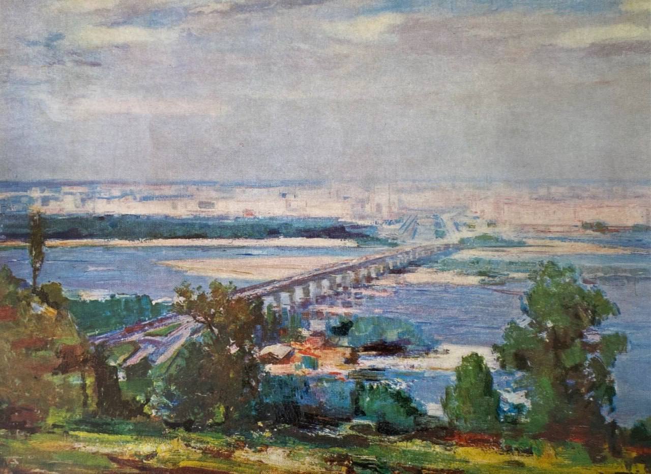 В сети показали, как выглядел Киев в разные годы на картинах известного украинского художника. Фото