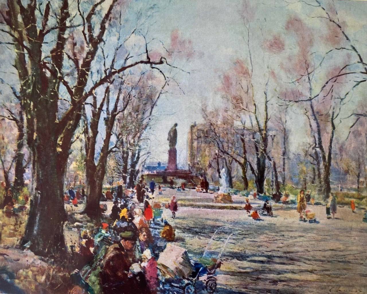 В сети показали, как выглядел Киев в разные годы на картинах известного украинского художника. Фото