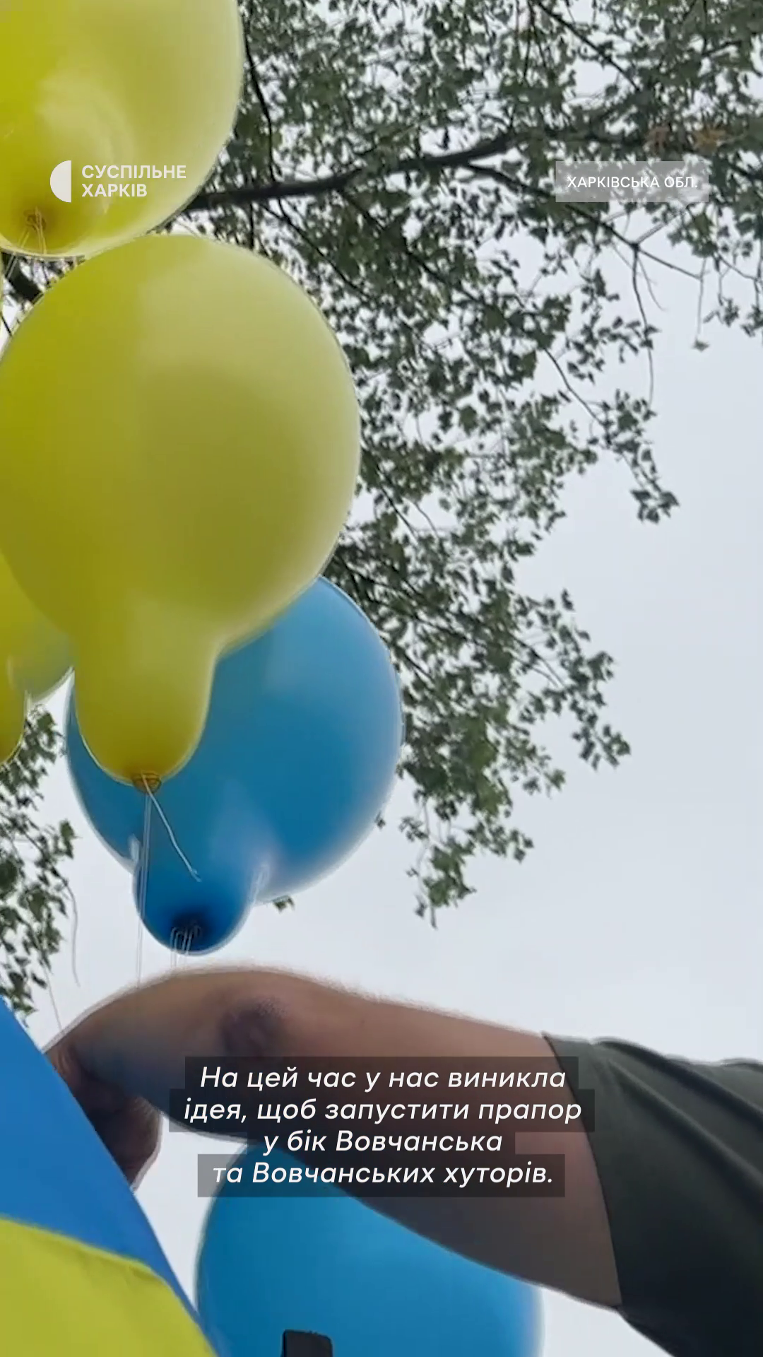 Українські військові "привітали" окупантів з Днем прапора: відправили їм до Вовчанська стяг. Відео