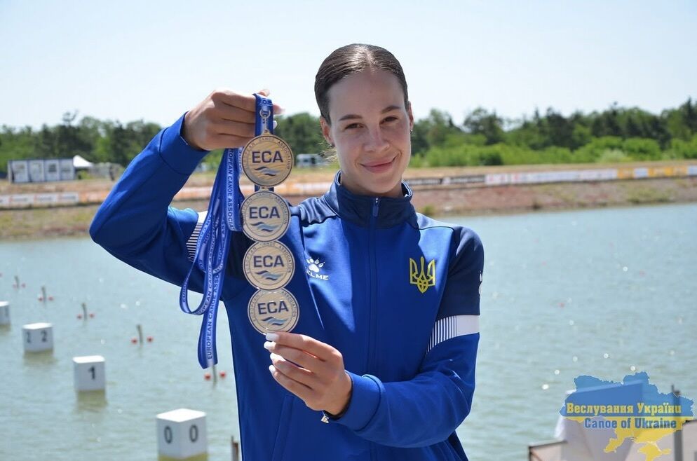 Украина завоевала "золото" чемпионата мира по гребле, на 0.72 секунды опередив Россию. Видео