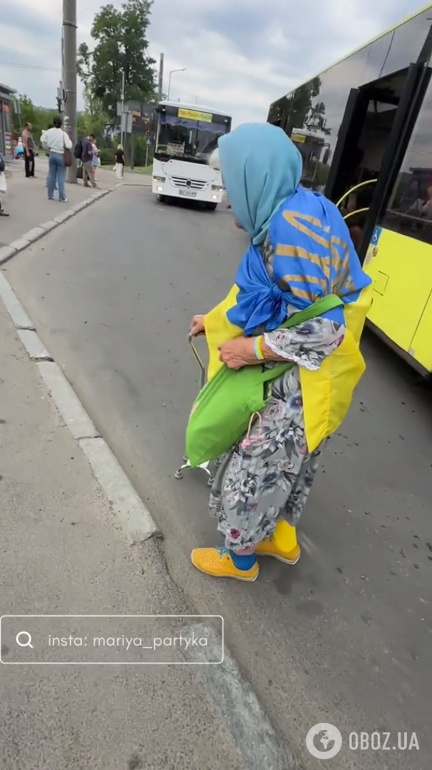 "Сила Украины – в людях": патриотическая бабушка растрогала сеть. Видео