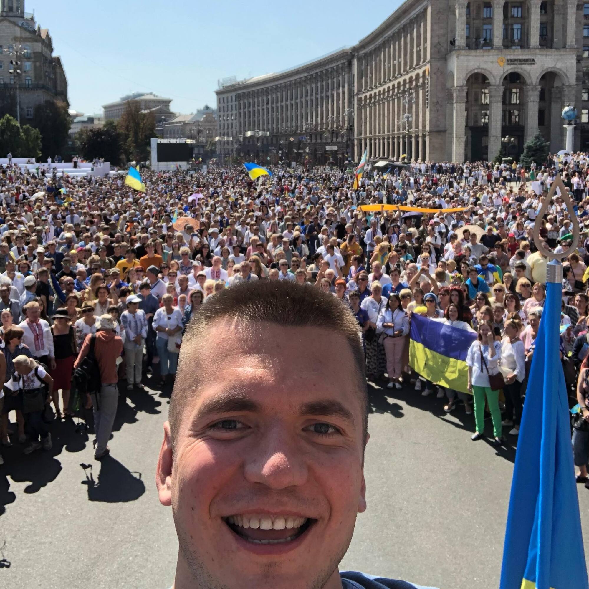 Український символ "початку третьої світової війни" не витримав бурі на фестивалі в США. Як це сталося і що означає