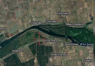 Морпіхи за допомогою дронів встановили прапор України на окупованій частині Херсонщини. Відео