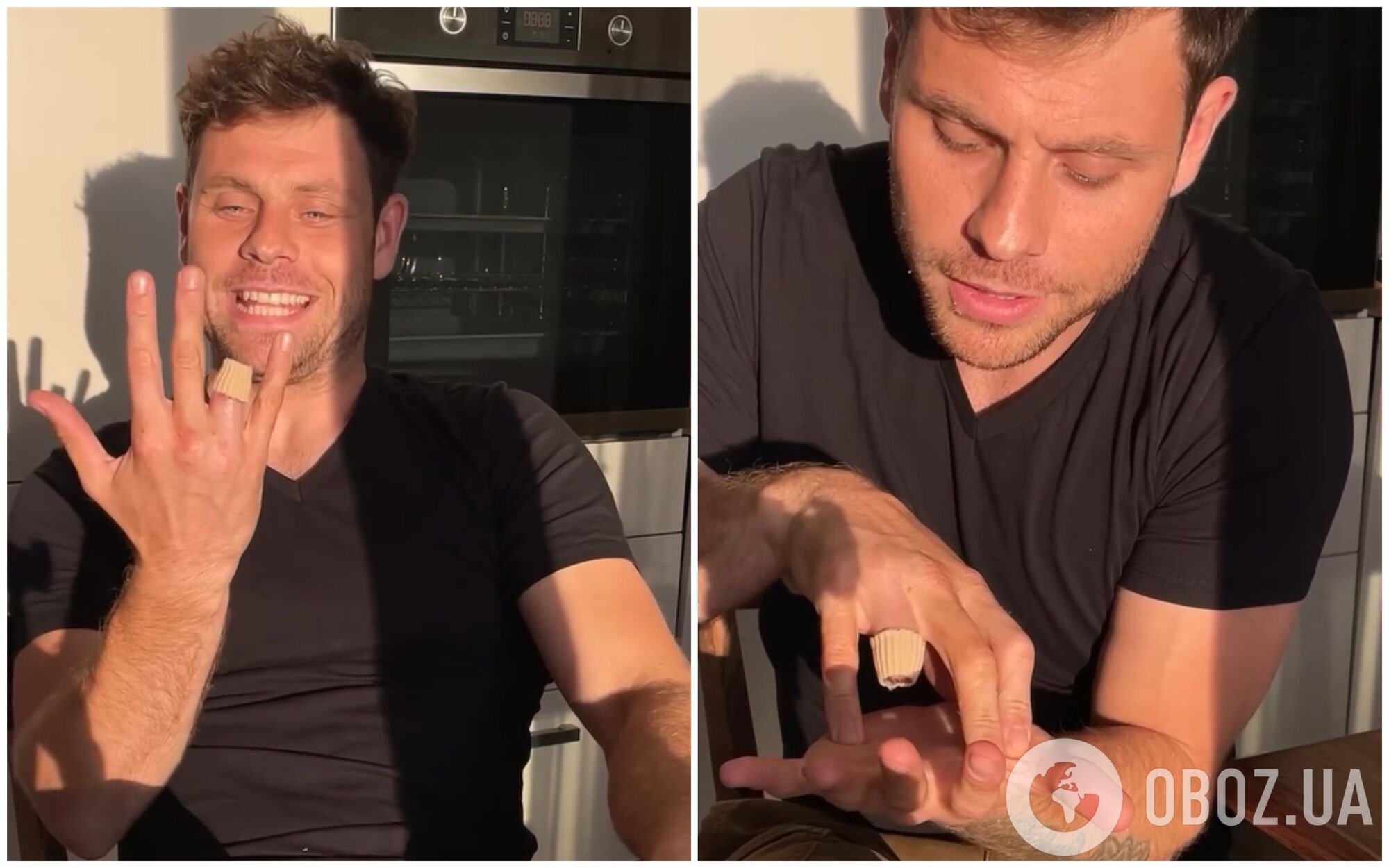 Усе через обручку: актор Артур Логай втратив палець на скеледромі і розповів, як це було. Відео