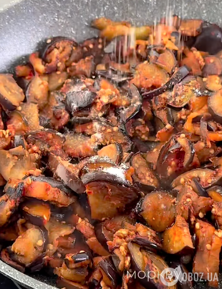 Соте з баклажанів