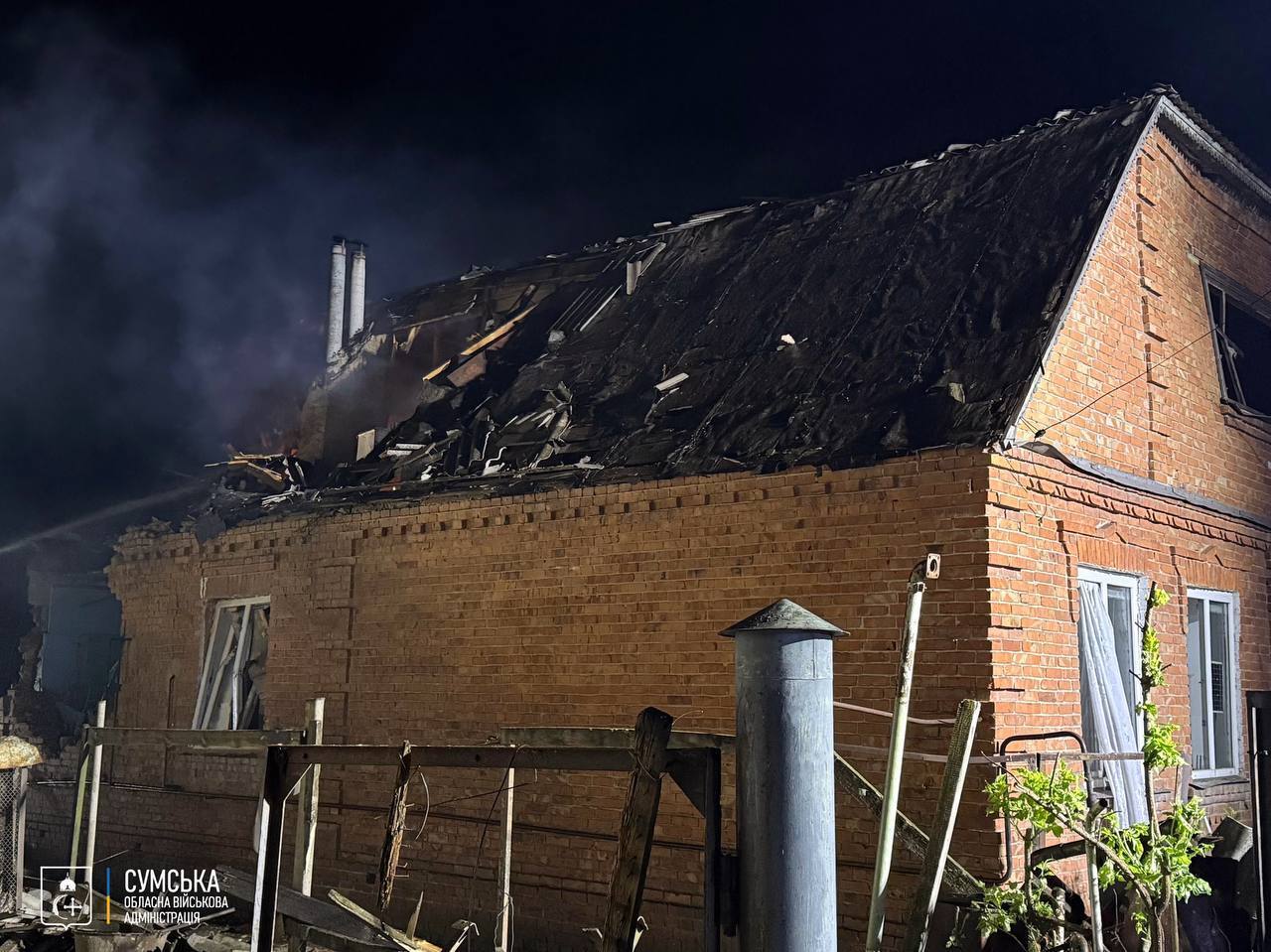Окупанти атакували Сумщину: пошкоджено десятки будинків, є жертва і постраждалі. Фото