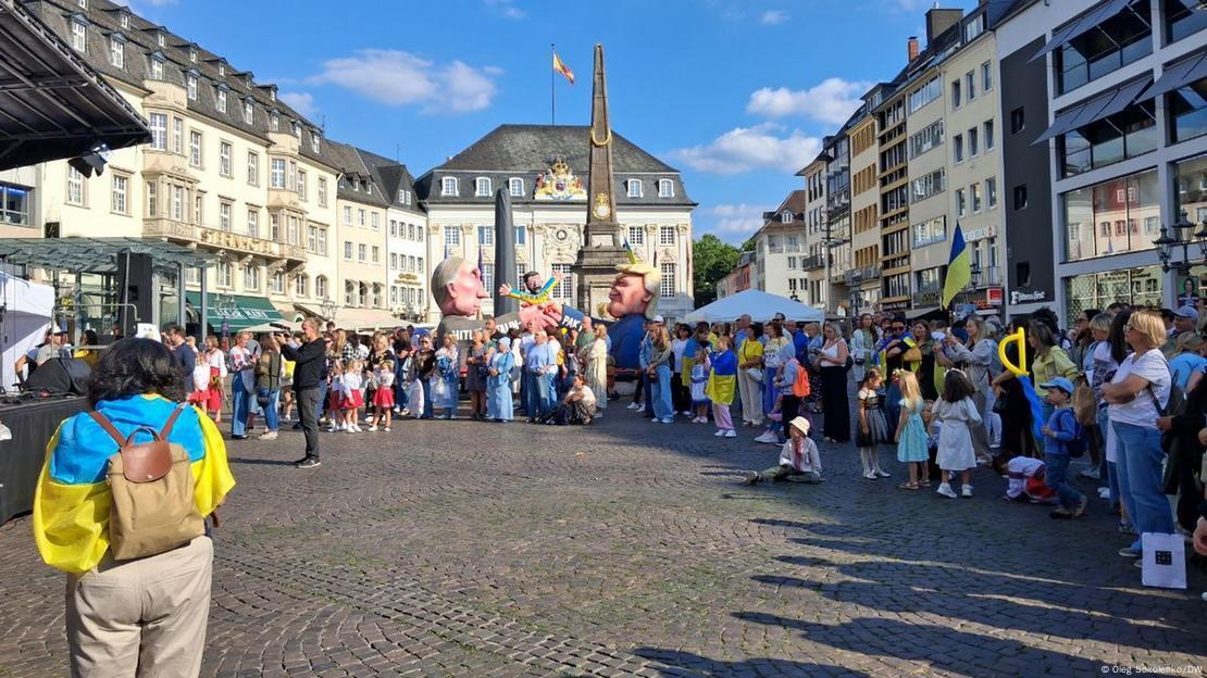 У Німеччині пройшли акції, присвячені Дню Незалежності України. Фото