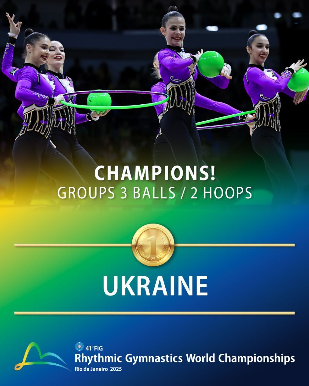 Уперше за 12 років! Україна взяла "золото" ЧС із художньої гімнастики