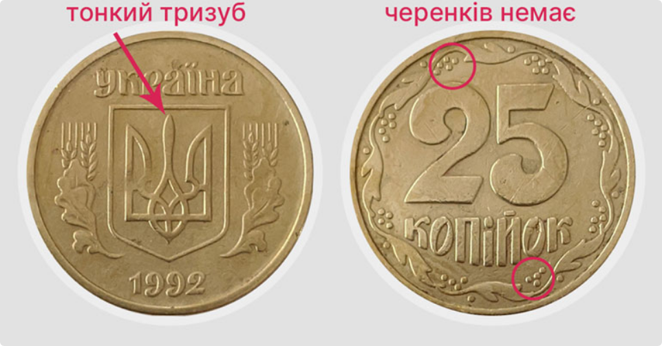 За такие 25 копеек могут заплатить 500-700 грн