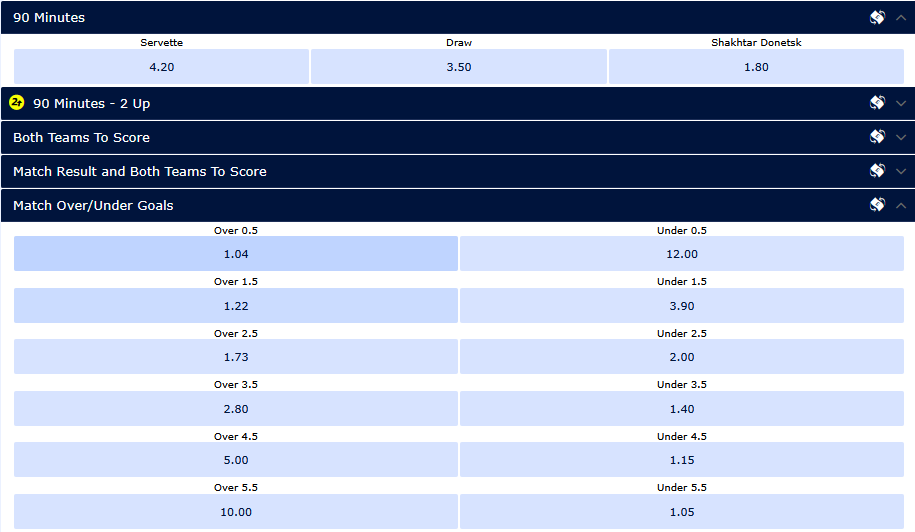 Где смотреть "Серветт" – "Шахтер": расписание трансляций финала квалификации Лиги конференций