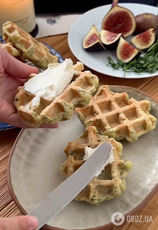 Вкусные кабачковые вафли