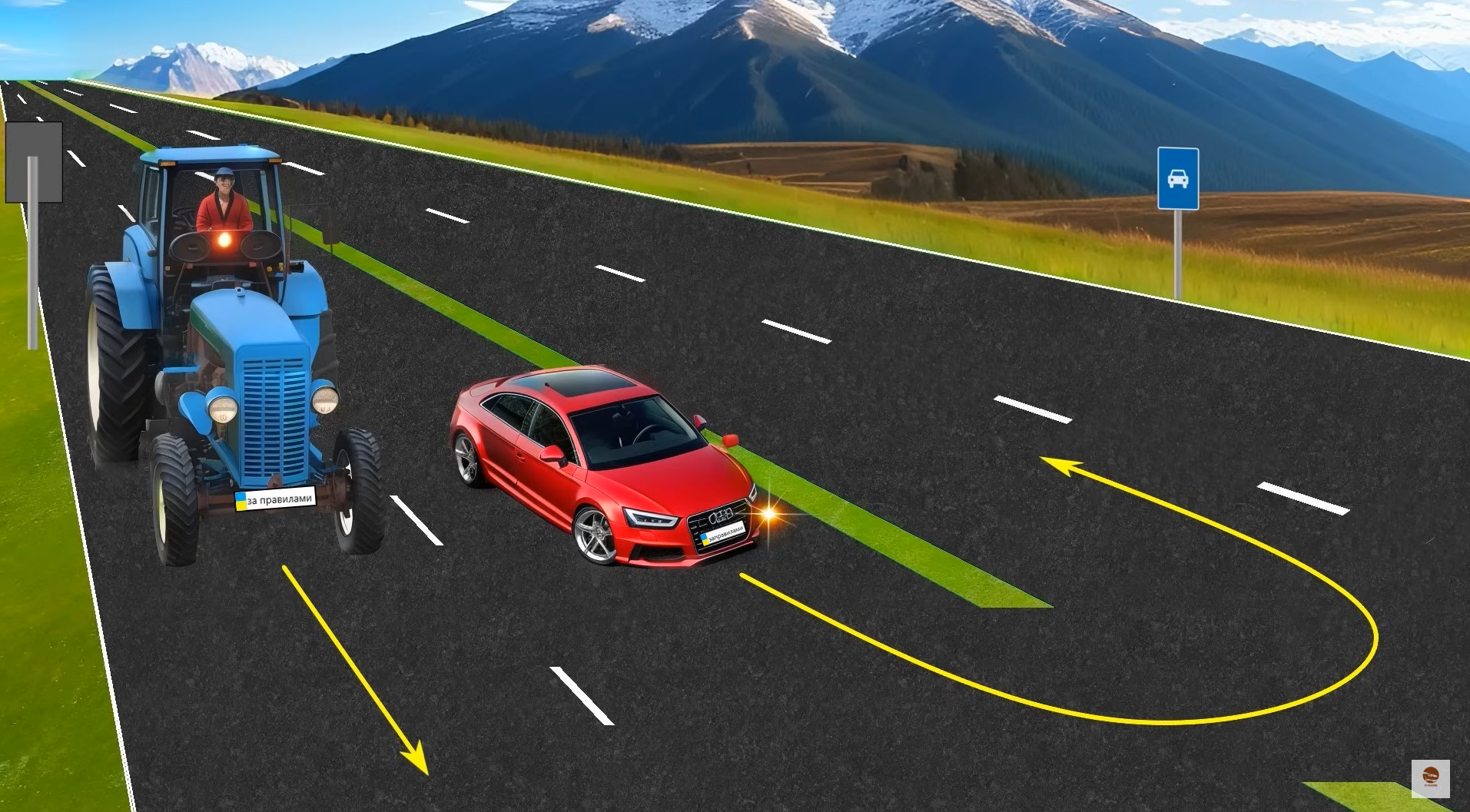 Хто з водіїв порушує правила? Тест на знання ПДР