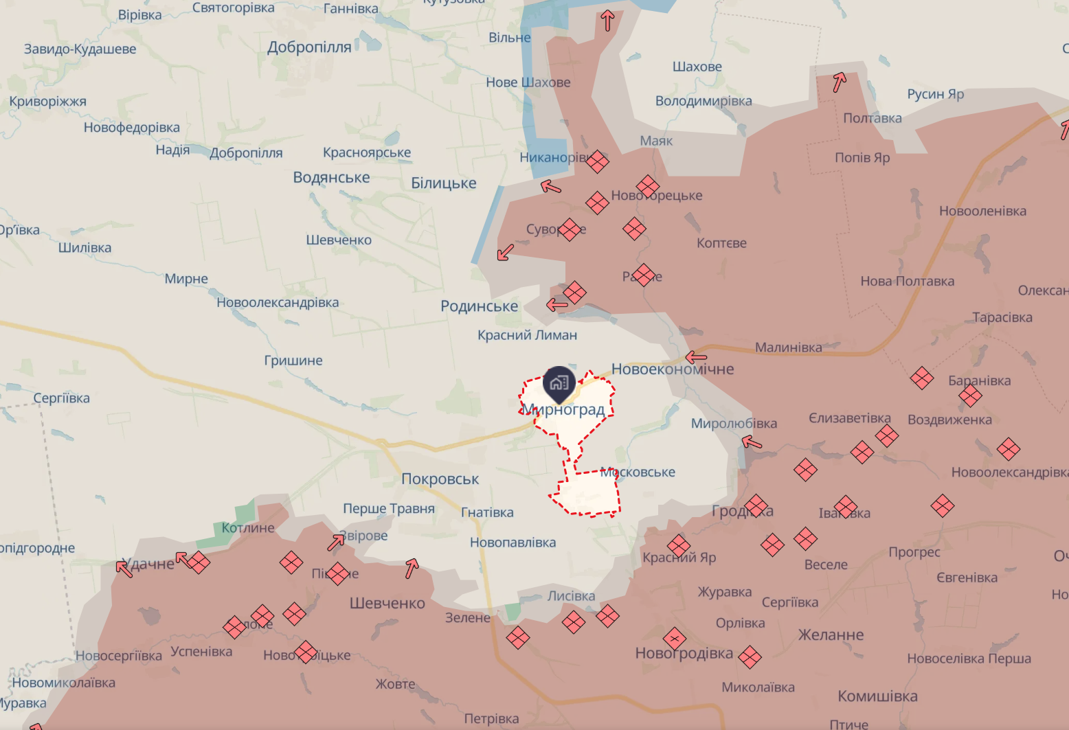 Українські війська просунулися в районі Покровська і на заході Запорізької області: аналіз ISW. Карта