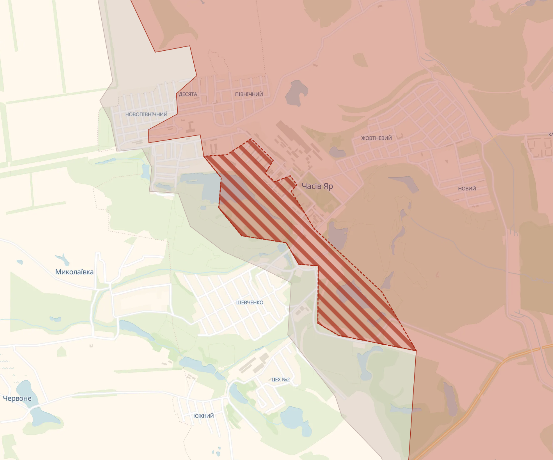 Оккупанты наступали, но не продвинулись: в ISW проанализировали ситуацию вокруг Часова Яра. Карта