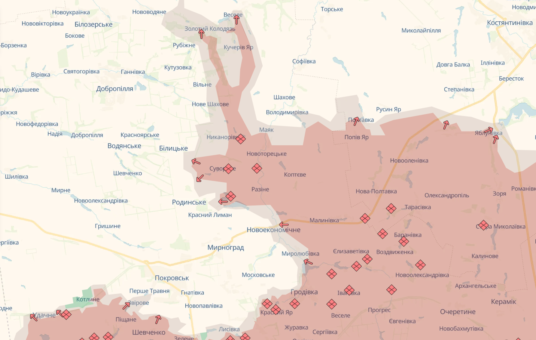 ЗСУ зачищають залишки російської піхоти під Добропіллям: деталі і карта