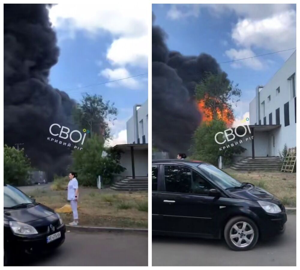 У Кривому Розі сталася потужна пожежа в пекарні: загинули троє людей. Фото й відео