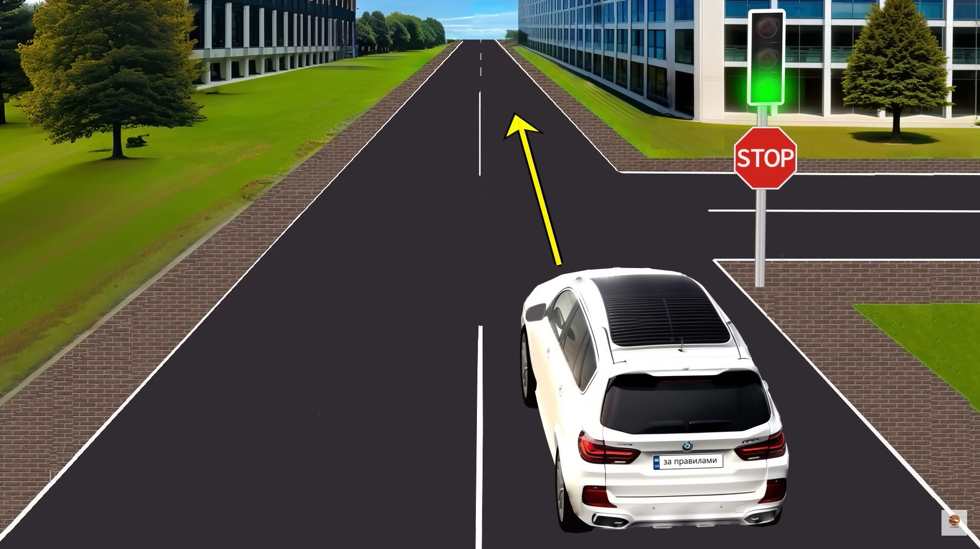 Чи треба зупинятися? Тест на знання ПДР