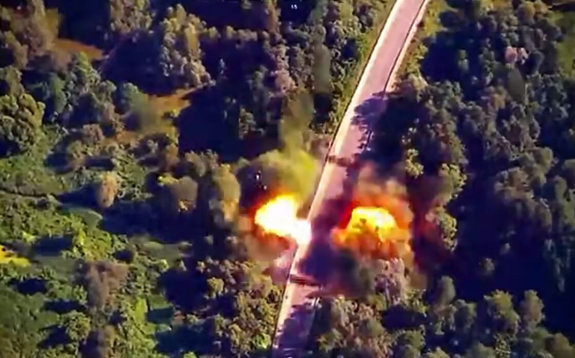 Дрон ЗСУ уразив міст у РФ