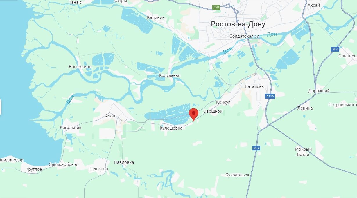 "Технічні неполадки": поблизу Ростова під час запуску ракети стався вибух, дим від пожежі видно здалеку. Відео