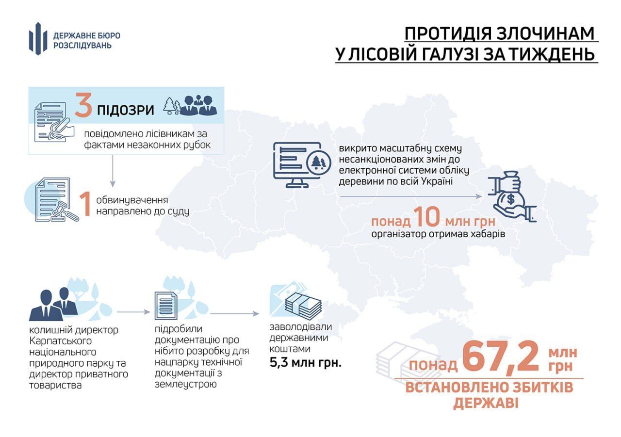 Разоблаченная коррупция с лесами