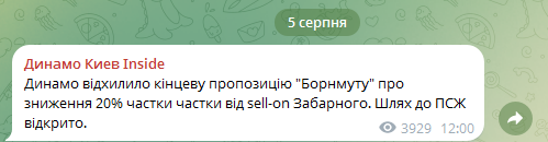 "Динамо" поставило крапку щодо трансферу футболіста збірної України за 60 млн євро