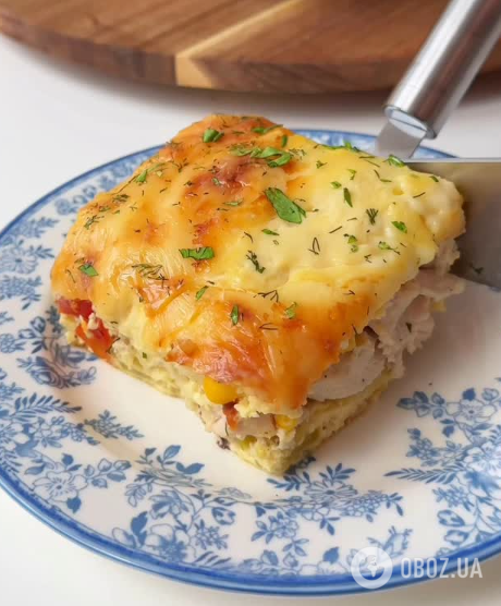 Сытная кабачковая запеканка с курицей: готовится элементарно