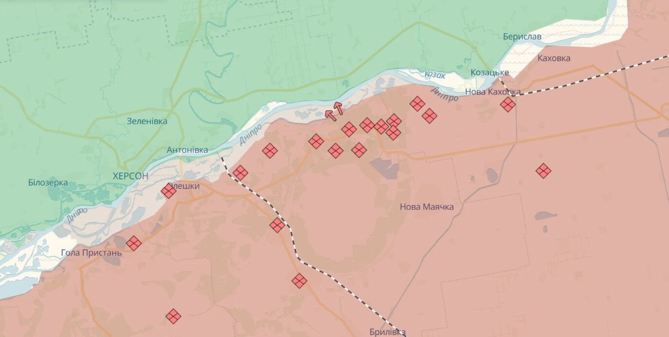 В ВСУ оценили, может ли Россия провести высадку десанта на Херсонщине. Карта